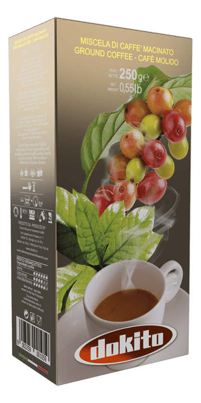 Dokito Gold Gourmet Caffè macinato 250 g