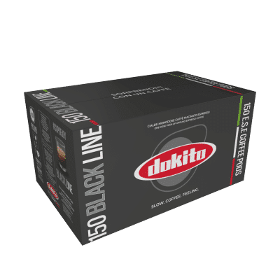 Dokito black line 150 caffè in cialde